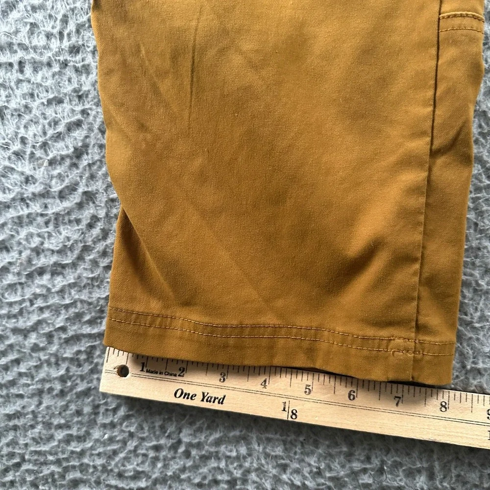 Prana Convertible Cargo Pants Mens 30x32 Mustard Zip Off Lightweight Nylon - Picture 11 of 15